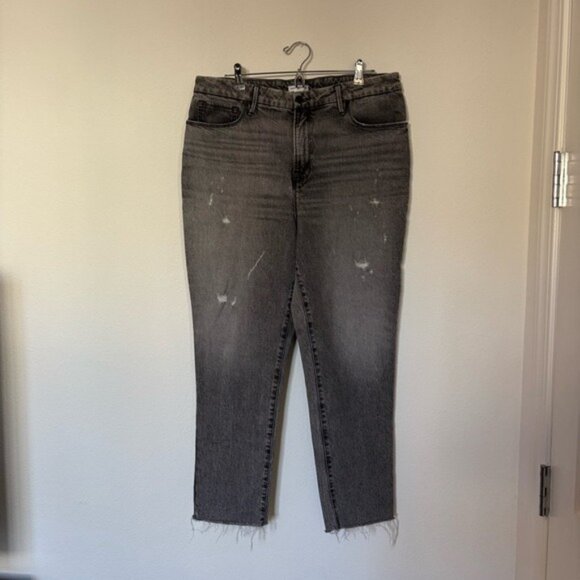 Good American Size 14/32 The Weekender Aft Jeans Denim - Picture 2 of 9